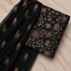 Bareeze Winter Karandi 3pc With Sonydarti Chiffon Duppata Mk - 53