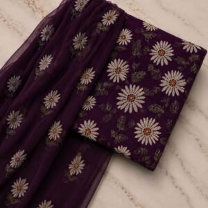 Bareeze Winter Karandi 3pc With Sonydarti Chiffon Duppata Mk - 54