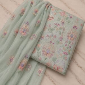 Bareeze Winter Karandi 3pc With Sonydarti Chiffon Duppata Mk - 55
