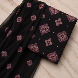 Bareeze Winter Karandi 3pc With Sonydarti Chiffon Duppata Mk - 99