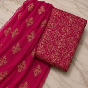 Bareeze Winter Karandi 3pc With Sonydarti Chiffon Duppata Mk - 100