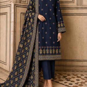 Bareeze Winter Shawl 3PC Suit Mk - 26