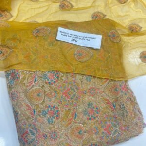 Bareeze Net Collection With Handwork Nag With Pure Pakistani Chiffon Duppata 2026 - 41