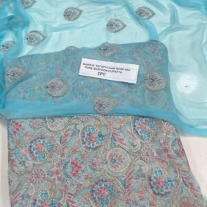 Bareeze Net Collection With Handwork Nag With Pure Pakistani Chiffon Duppata 2026 - 42