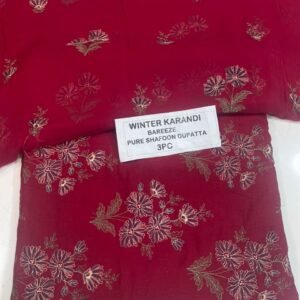 Bareeze Winter Karandi 3pc Collection 2026 Mk - 19