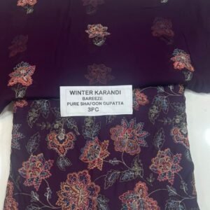 Bareeze Winter Karandi 3pc Collection 2026 Mk - 26