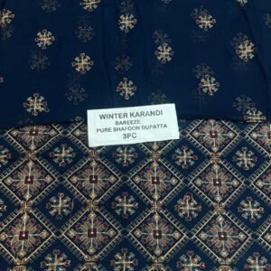 Bareeze Winter Karandi 3pc Collection 2026 Mk - 31
