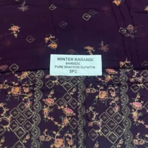 Bareeze Winter Karandi 3pc Collection 2026 Mk - 35