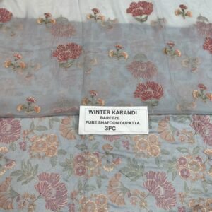 Bareeze Winter Karandi 3pc Collection 2026 Mk - 37