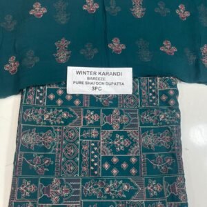 Bareeze Winter Karandi 3pc Collection 2026 Mk - 40