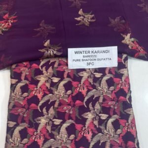 Bareeze Winter Karandi 3pc Collection 2026 Mk - 42