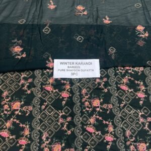 Bareeze Winter Karandi 3pc Collection 2026 Mk - 55