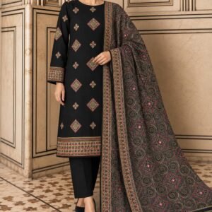 Bareeze Winter Shawl 3PC Suit Mk - 44