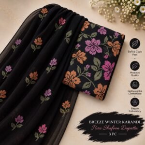 Bareeze Winter Karandi 3pc Collection 2026 Mk - 56