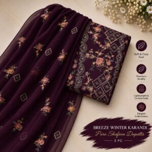 Bareeze Winter Karandi 3pc Collection 2026 Mk - 60