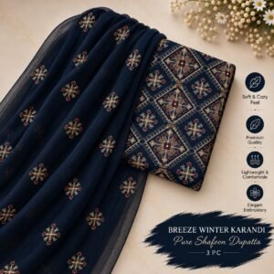 Bareeze Winter Karandi 3pc Collection 2026 Mk - 64