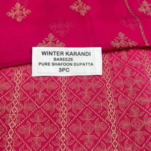 Bareeze Winter Karandi 3pc Collection 2026 Mk - 73
