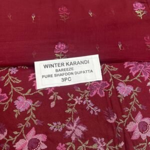 Bareeze Winter Karandi 3pc Collection 2026 Mk - 75