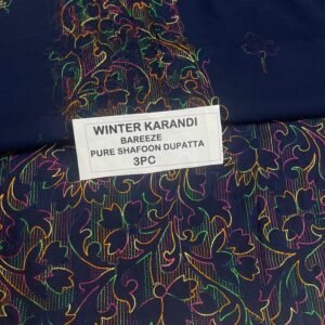 Bareeze Winter Karandi 3pc Collection 2026 Mk - 79