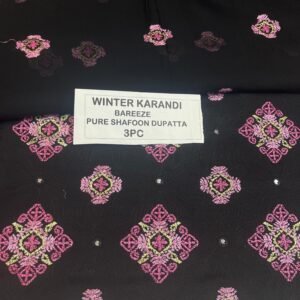 Bareeze Winter Karandi 3pc Collection 2026 Mk - 80