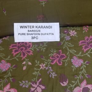 Bareeze Winter Karandi 3pc Collection 2026 Mk - 86