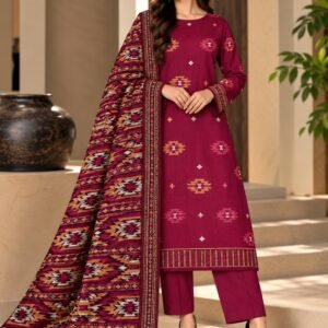 Bareeze Winter Shawl 3PC Suit Mk - 38