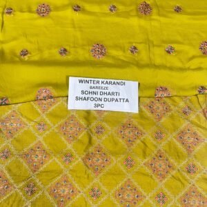 Bareeze Winter Karandi 3pc Collection 2026 Mk – 103