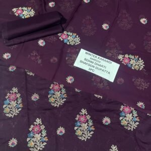 Bareeze Winter Karandi 3pc Collection 2026 Mk – 104