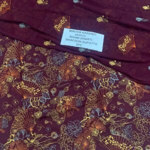 Bareeze Winter Karandi 3pc Collection 2026 Mk – 107