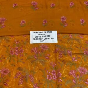 Bareeze Winter Karandi 3pc Collection 2026 Mk – 111
