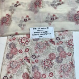 Bareeze Winter Karandi 3pc Collection 2026 Mk – 113