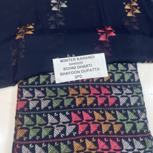 Bareeze Winter Karandi 3pc Collection 2026 Mk – 114