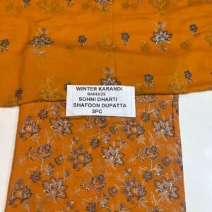 Bareeze Winter Karandi 3pc Collection 2026 Mk – 115