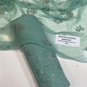 Bareeze Winter Karandi 3pc With Sonydarti Chiffon Duppata Mk - 205