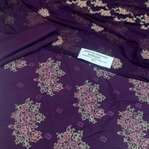 Bareeze Winter Karandi 3pc With Sonydarti Chiffon Duppata Mk - 211