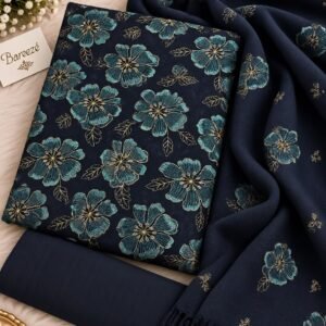 Bareeze Winter Karandi With Pure Pashmina Shawl  Mk - 4