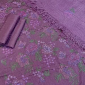 Bareeze Winter Karandi With Pure Pashmina Shawl  Mk - 6
