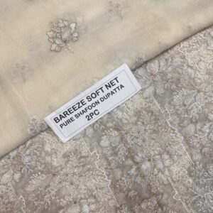 Bareeze Net Collection With Handwork Nag With Pure Pakistani  Chiffon Duppata 2026 - 38