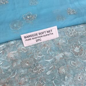 Bareeze Net Collection With Handwork Nag With Pure Pakistani  Chiffon Duppata 2026 - 39