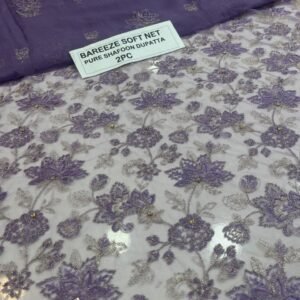 Bareeze Net Collection With Handwork Nag With Pure Pakistani  Chiffon Duppata 2026 - 53