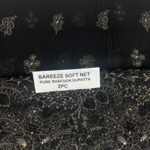Bareeze Net Collection With Handwork Nag With Pure Pakistani  Chiffon Duppata 2026 - 54
