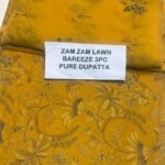 Bareeze Pure Swiss Lawn 3Pc MK - 191