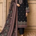 Bareeze Winter Shawl 3PC Suit Mk - 25
