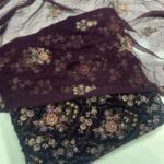 Bareeze 3Pc Velvet Micro 9000 Phonex With Handwork Mk - 10