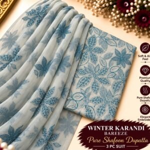 Bareeze Winter Karandi 3pc Collection 2026 Mk – 135