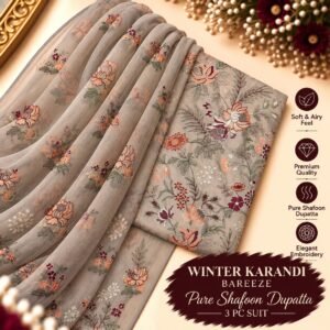 Bareeze Winter Karandi 3pc Collection 2026 Mk – 133