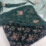 Bareeze 3Pc Velvet Micro 9000 Phonex With Handwork Mk - 35