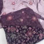 Bareeze 3Pc Velvet Micro 9000 Phonex With Handwork Mk - 31