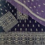 Bareeze 3Pc Velvet Micro 9000 Phonex With Handwork Mk - 50