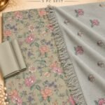 Bareeze Winter Karandi With Pure Pashmina Shawl  Mk - 36